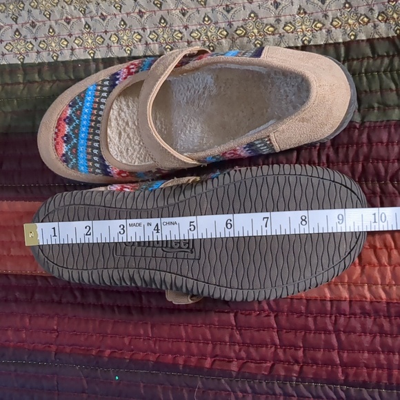 ORTHAHEEL* podiatrist designed multicolour boho western fleece lined shoes sz 37 - Picture 11 of 14